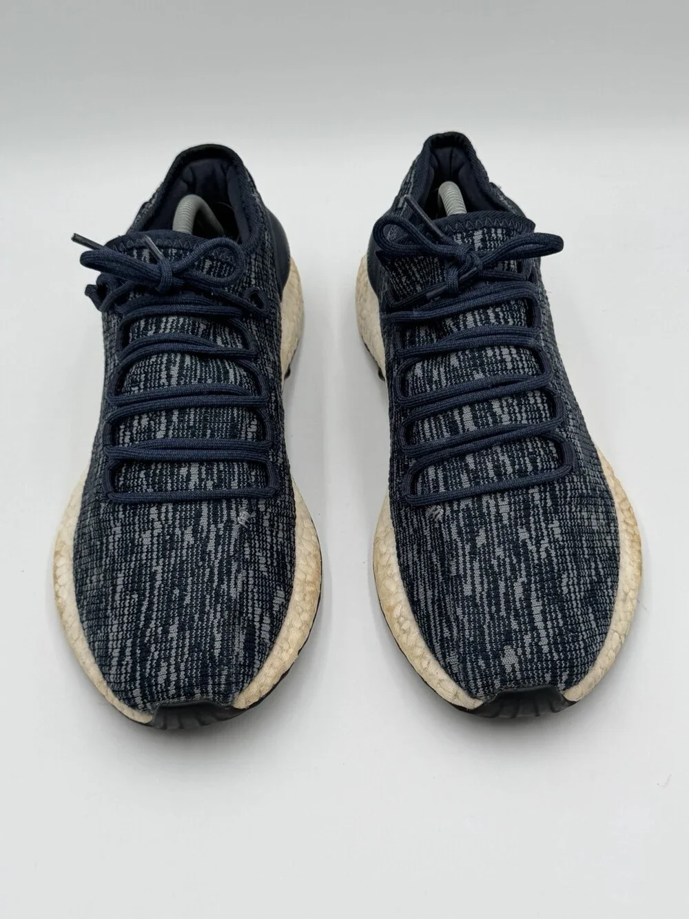 Adidas PureBoost Men’s Size 10.5 Running Shoes Sneakers Navy Blue / Grey BB6287